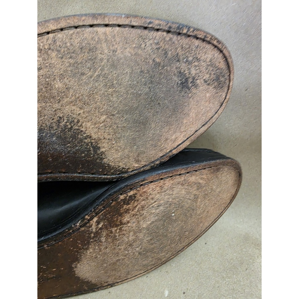 Cole Haan (Sz 10 M) Ascot II Horse Bit Men's Loafers Black Leather #C00395 - Picture 10 of 14